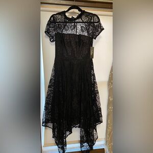 Lulu's Black Lace Dress